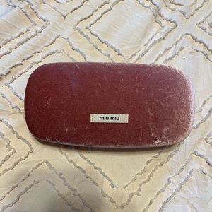 MIU MIU sunglasses case